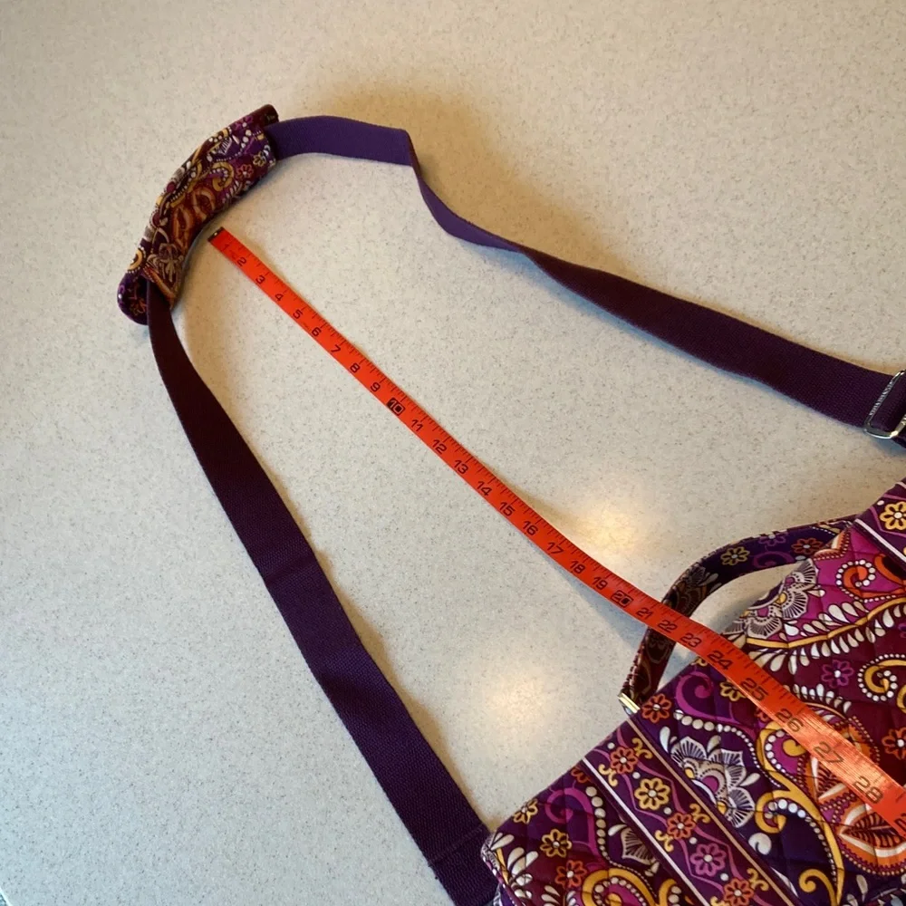 Vera Bradley Quilted Attache Messenger Laptop Satchel Safari Sunset